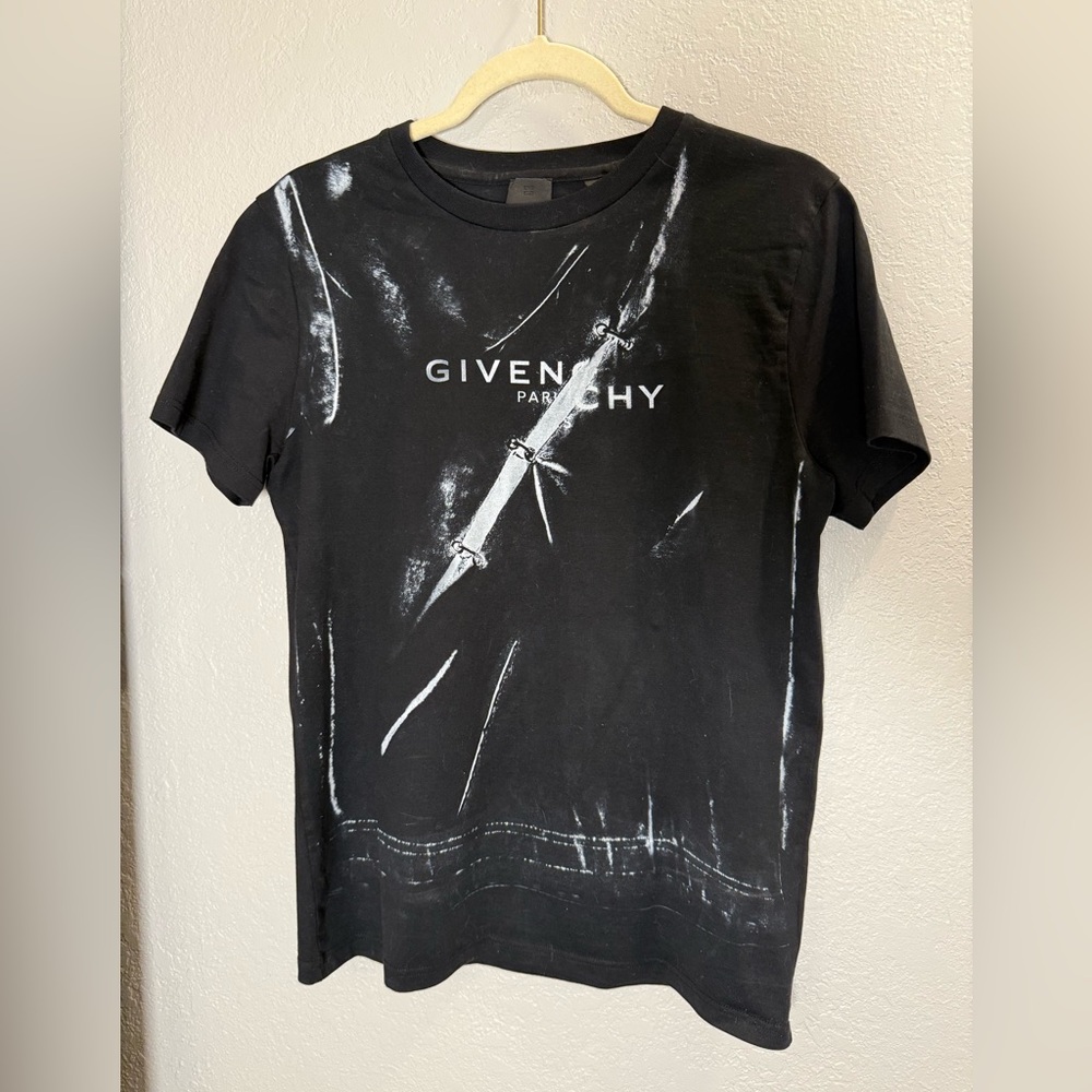 Givenchy Black and White Short Sleeve Tee
